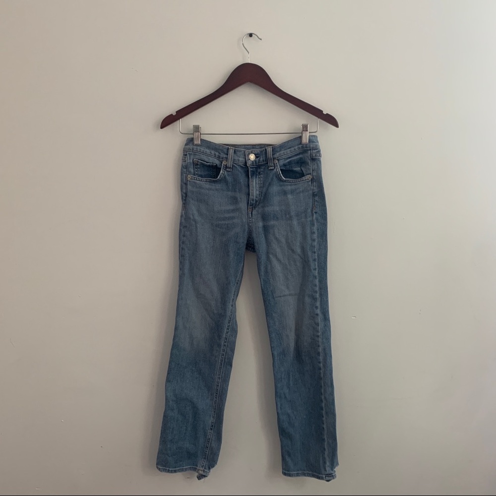 rag & bone high waisted stove pipe jeans  size 26